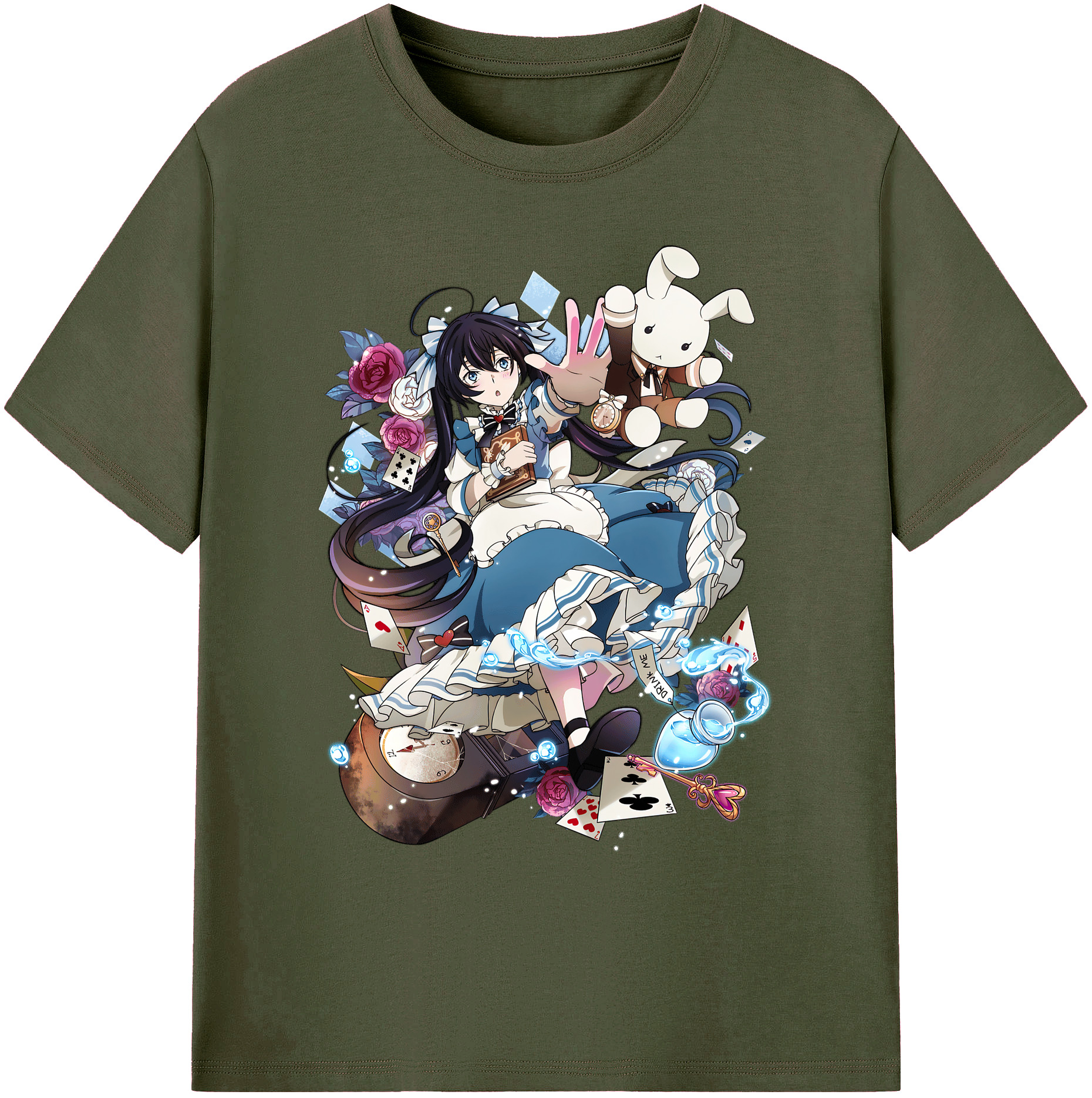（画像用） 文豪ストレイドッグス Bungo Stray Dogs 綿100％ メンズ半袖Tシャツ｜肌触りやわらか＆通気性